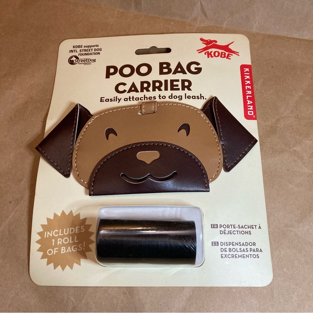 Kikkerland poo bag carrier